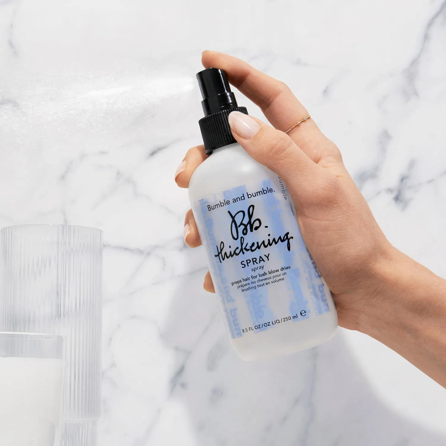 Спрей для укладки волос Bumble and bumble. Thickening Blow-Dry Prep для объема Bumble And Bumble — фото 3