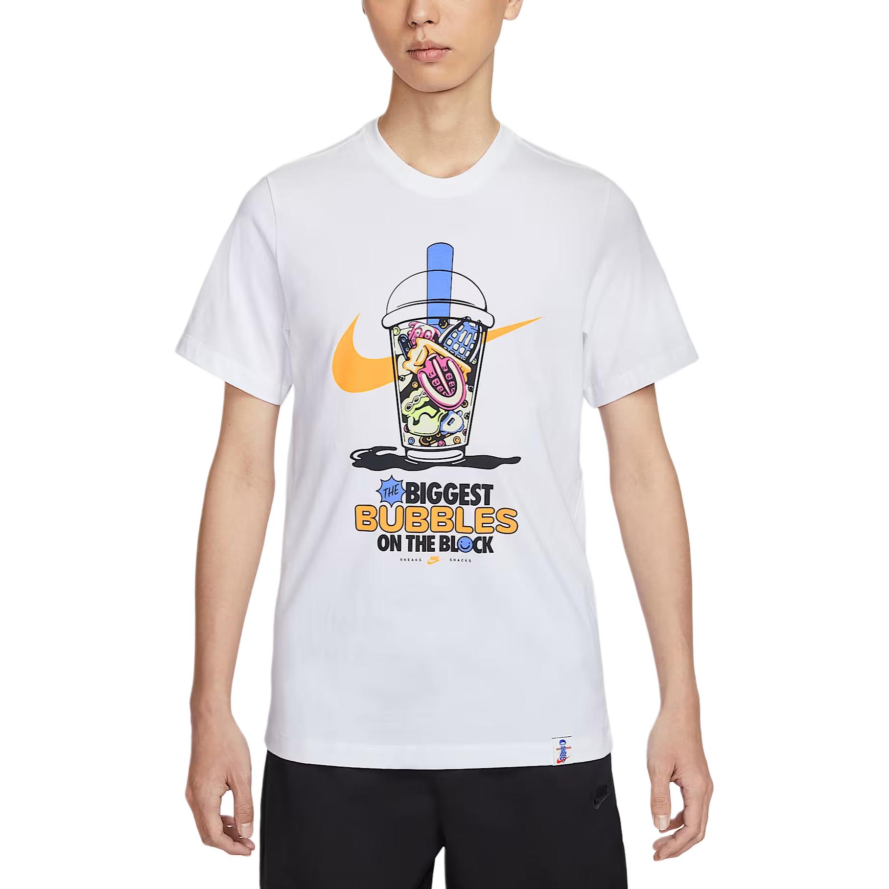Хлопковая футболка Nike, белый — фото 2