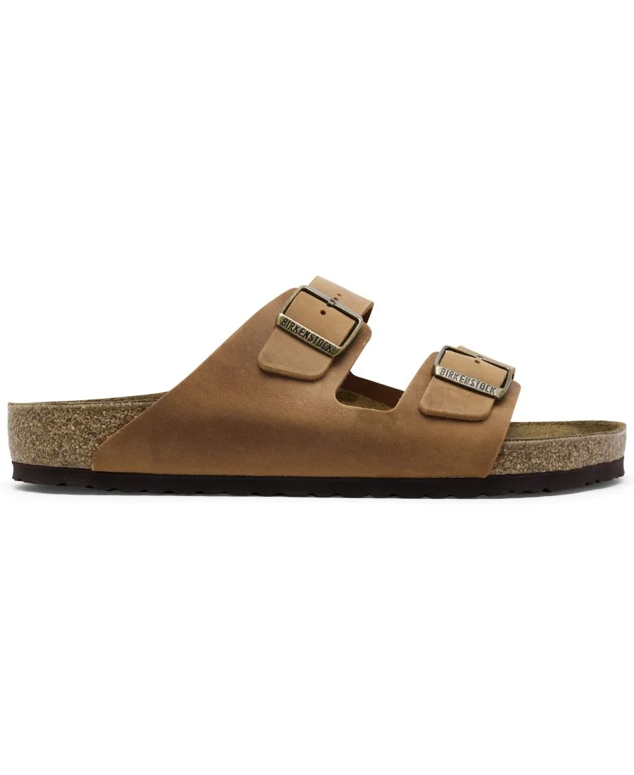 Мужские кожаные сандалии Arizona с двумя ремешками от Finish Line Birkenstock, cognac коричневый — фото 3