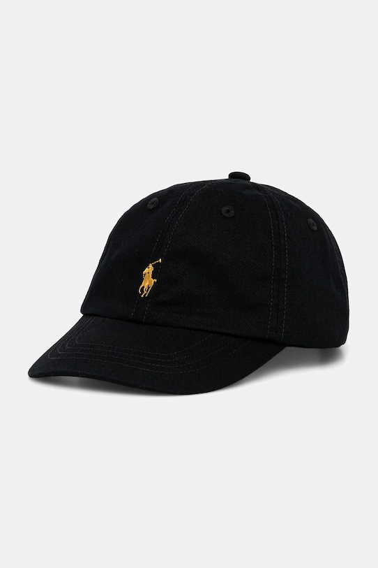 

Детская хлопковая бейсболка Polo Ralph Lauren, черный