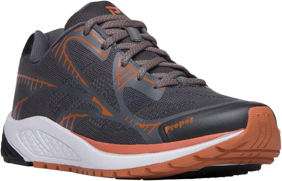 Мужские кроссовки Propét One LT, Dark Grey Burnt Orange — фото 3
