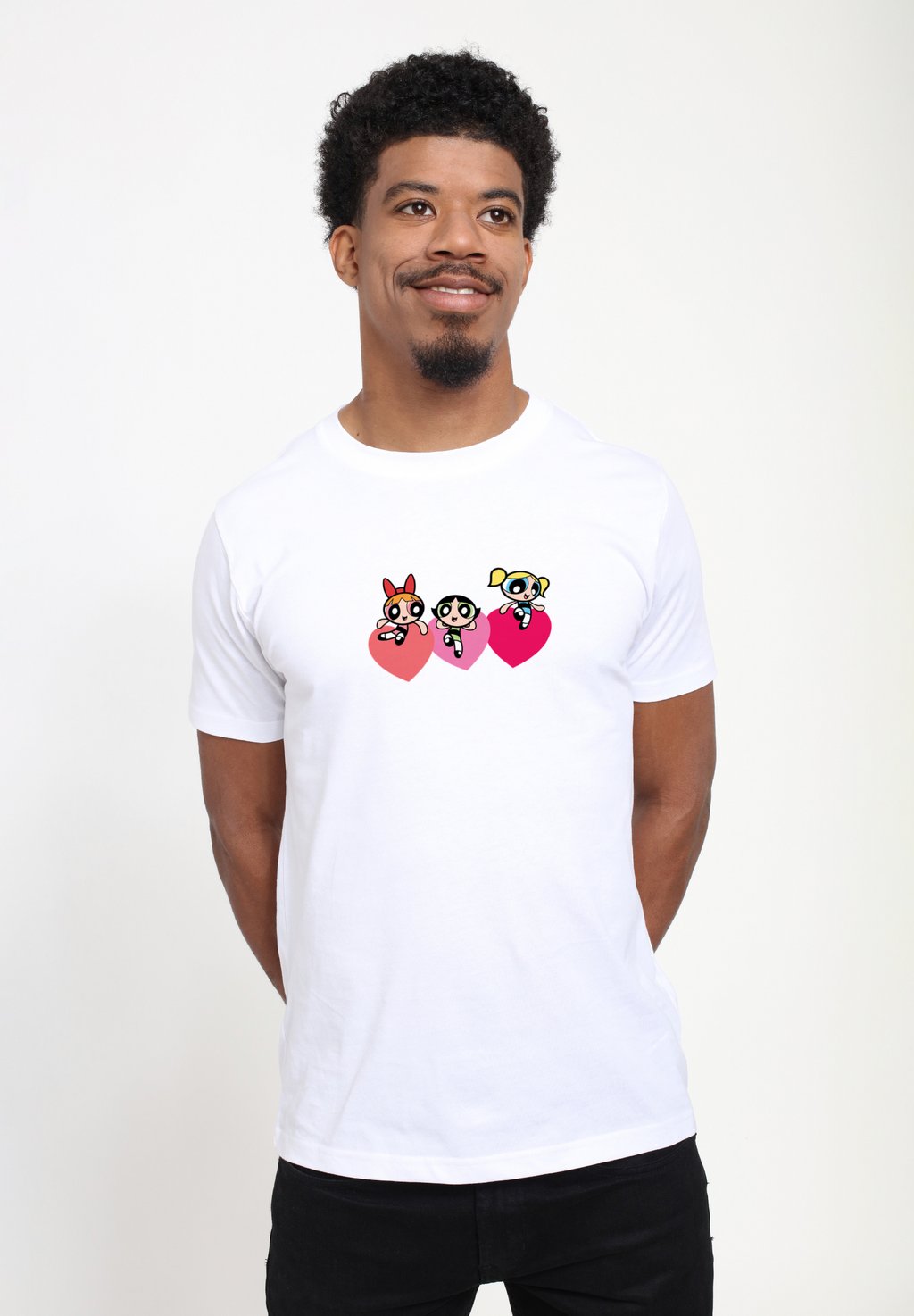 

Футболка с принтом THE POWERPUFF TRIPLE GRAPHIC Henry Tiger, белый