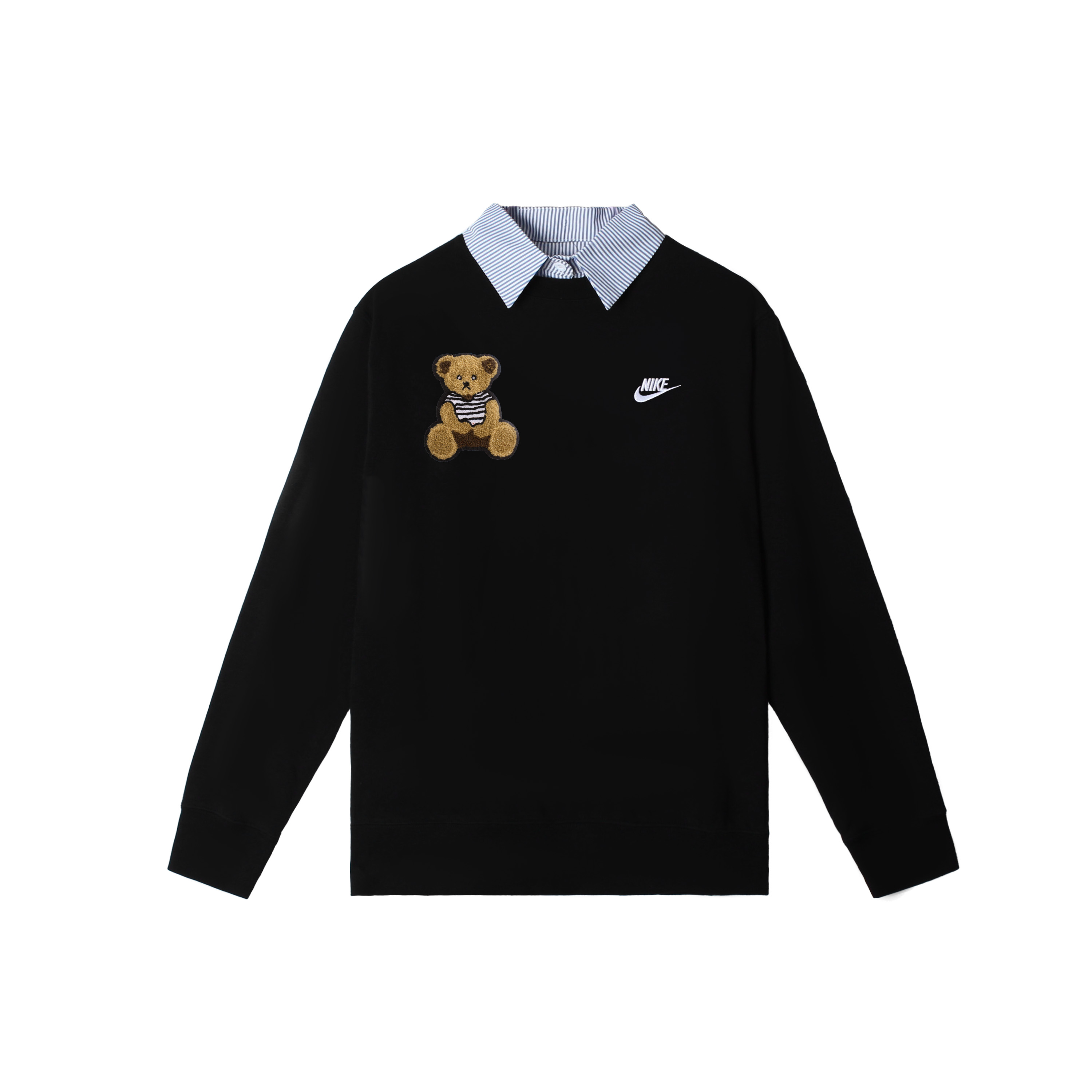 

Nike Мужская толстовка, черная, с воротником-стойкой, средней жесткости, Черный, Nike Мужская толстовка, черная, с воротником-стойкой, средней жесткости