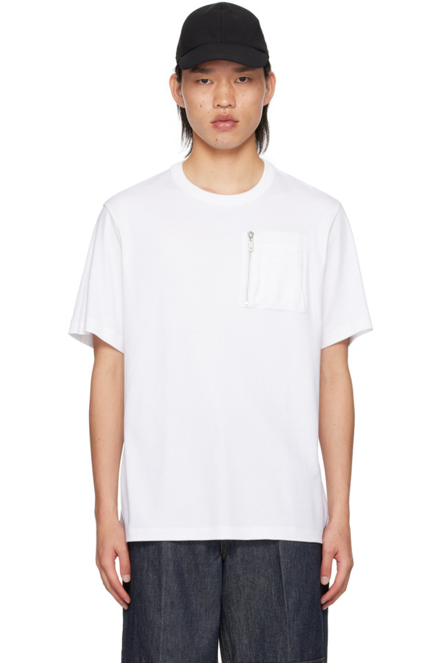 

Футболка с карманом Helmut Lang, белый