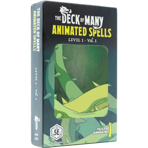 

Ролевая игра Hit Point Press The Deck of Many Animated Spells: Level 1 Vol 1 (D&D 5E Compatible)