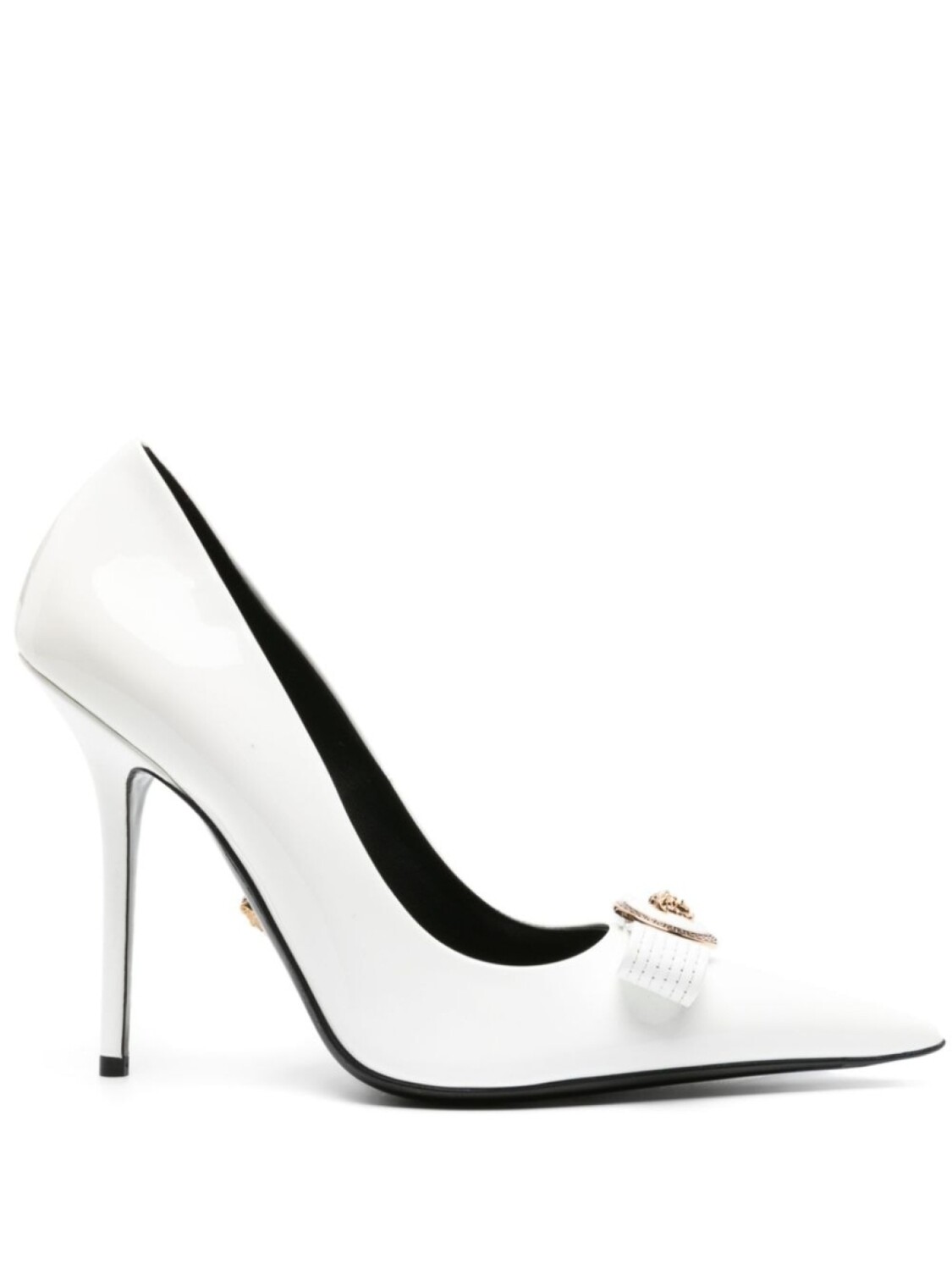

Versace туфли Gianni Ribbon 110, белый