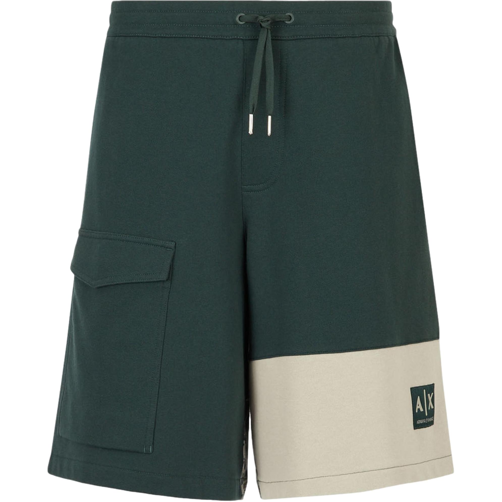 

ARMANI EXCHANGE Повседневные шорты мужские зеленые AE