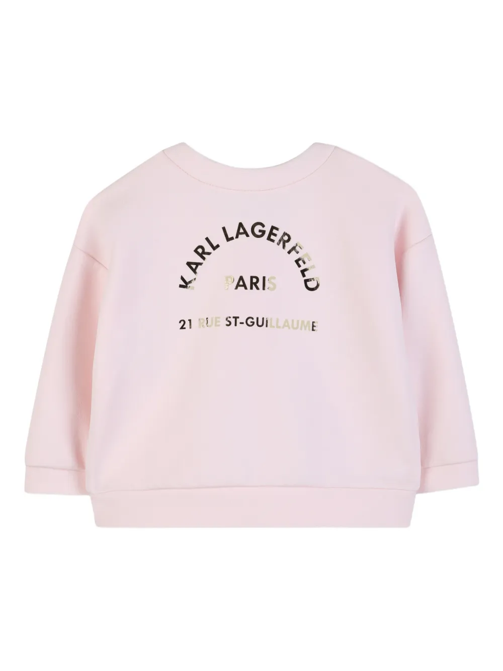 Спортивный костюм Ikon Choupette Karl Lagerfeld Kids, розовый — фото 4