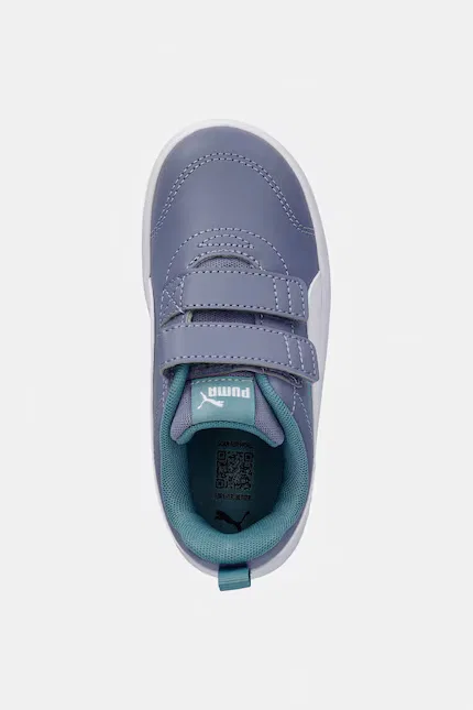 Кроссовки детские Courtflex V3 Puma, синий — фото 4