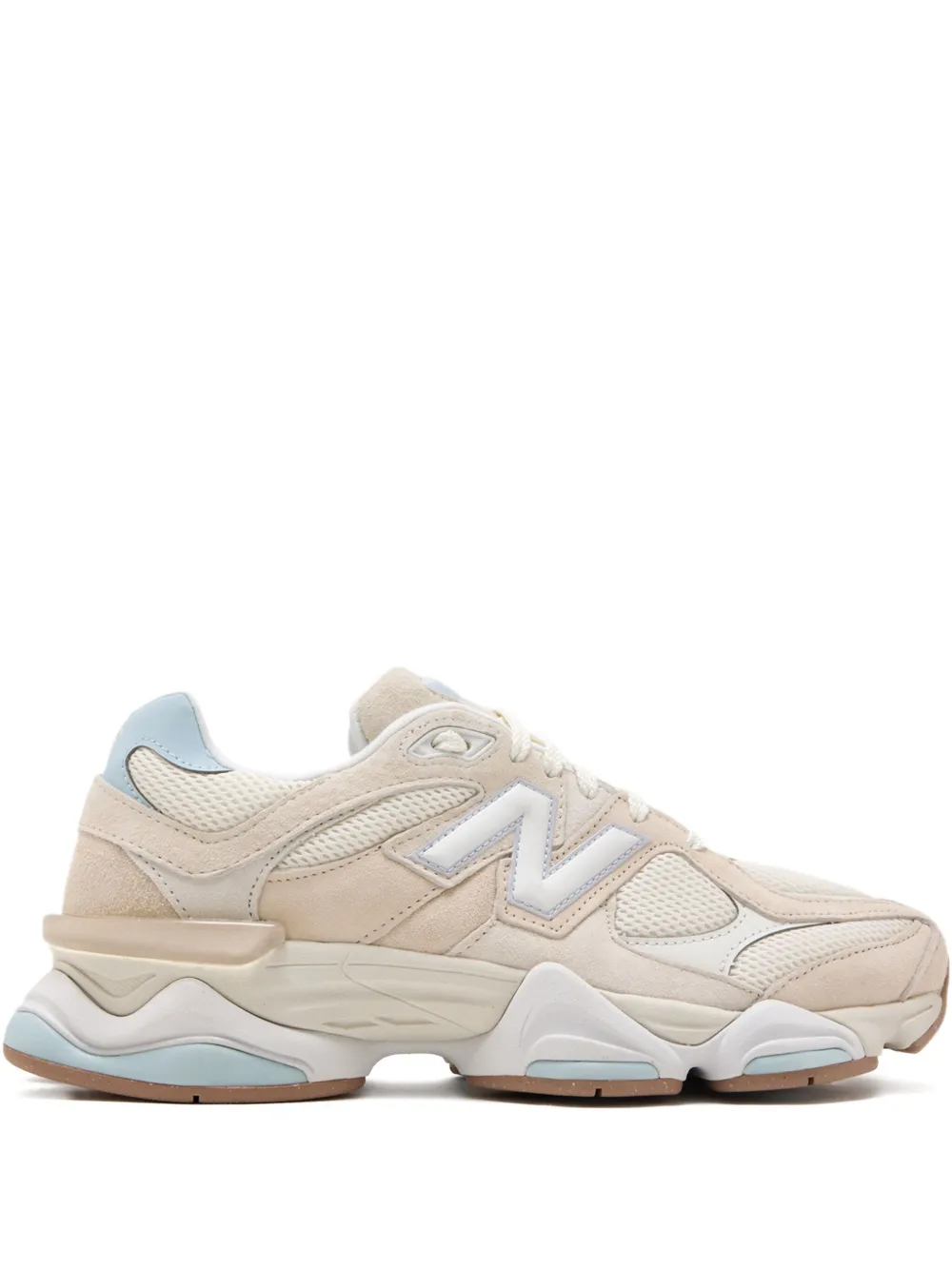 Кроссовки из сетчатой замши 9060 NEW BALANCE, нейтральный — фото 2