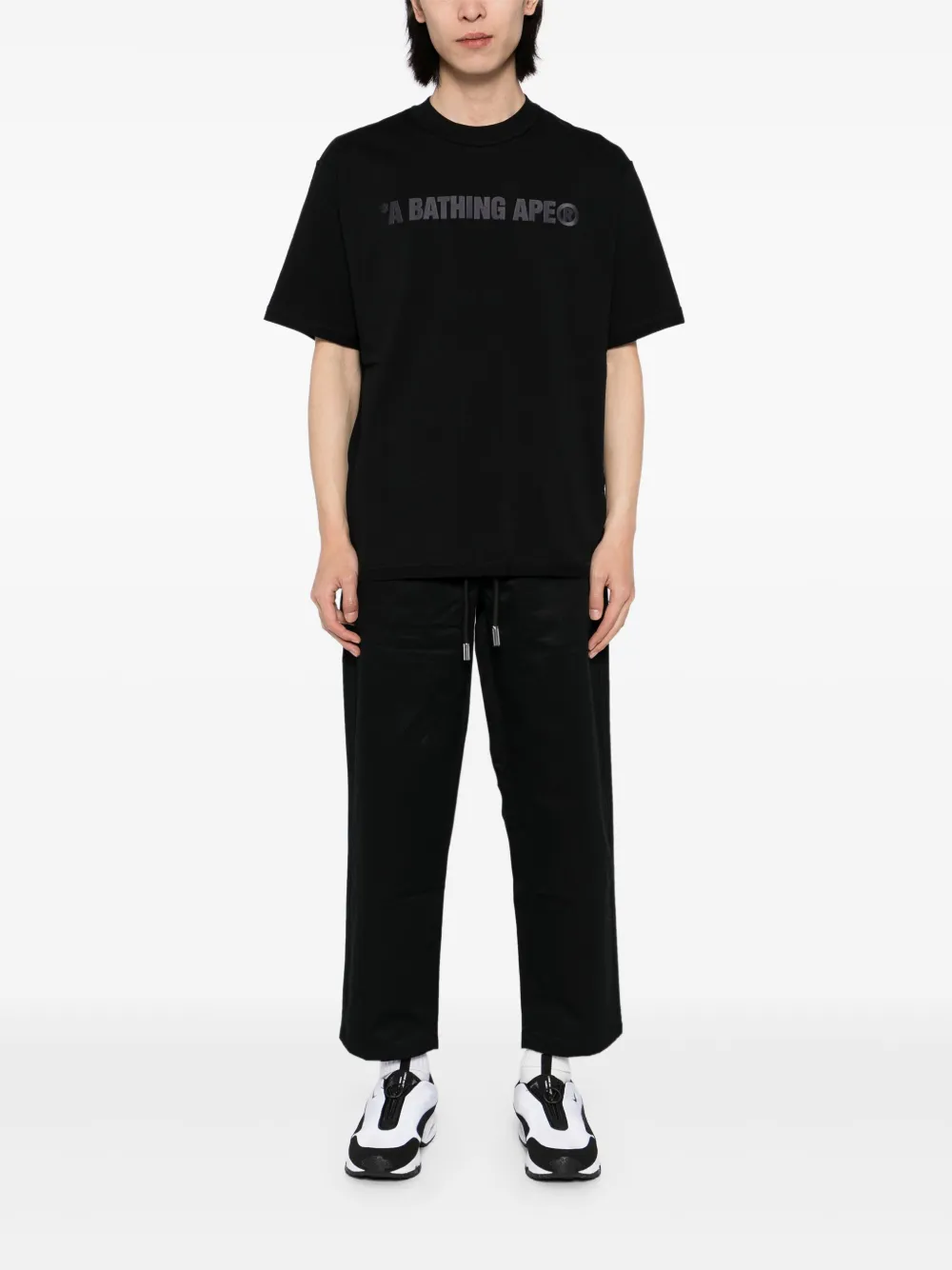 Брюки Ape-head One-point A BATHING APE, черный — фото 2