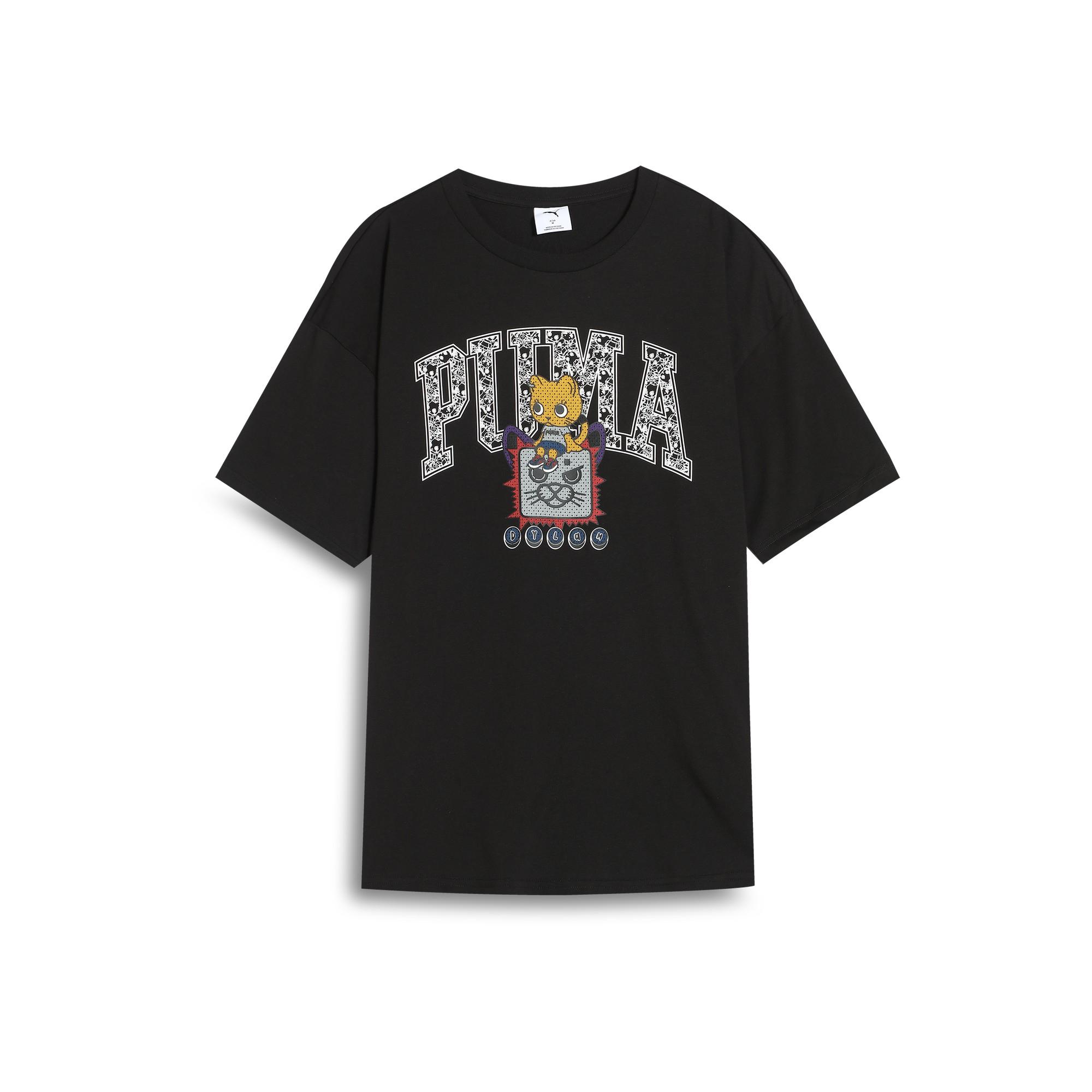 

PUMA Футболка DylanGraphic Oversized SS25 Unisex Black 01