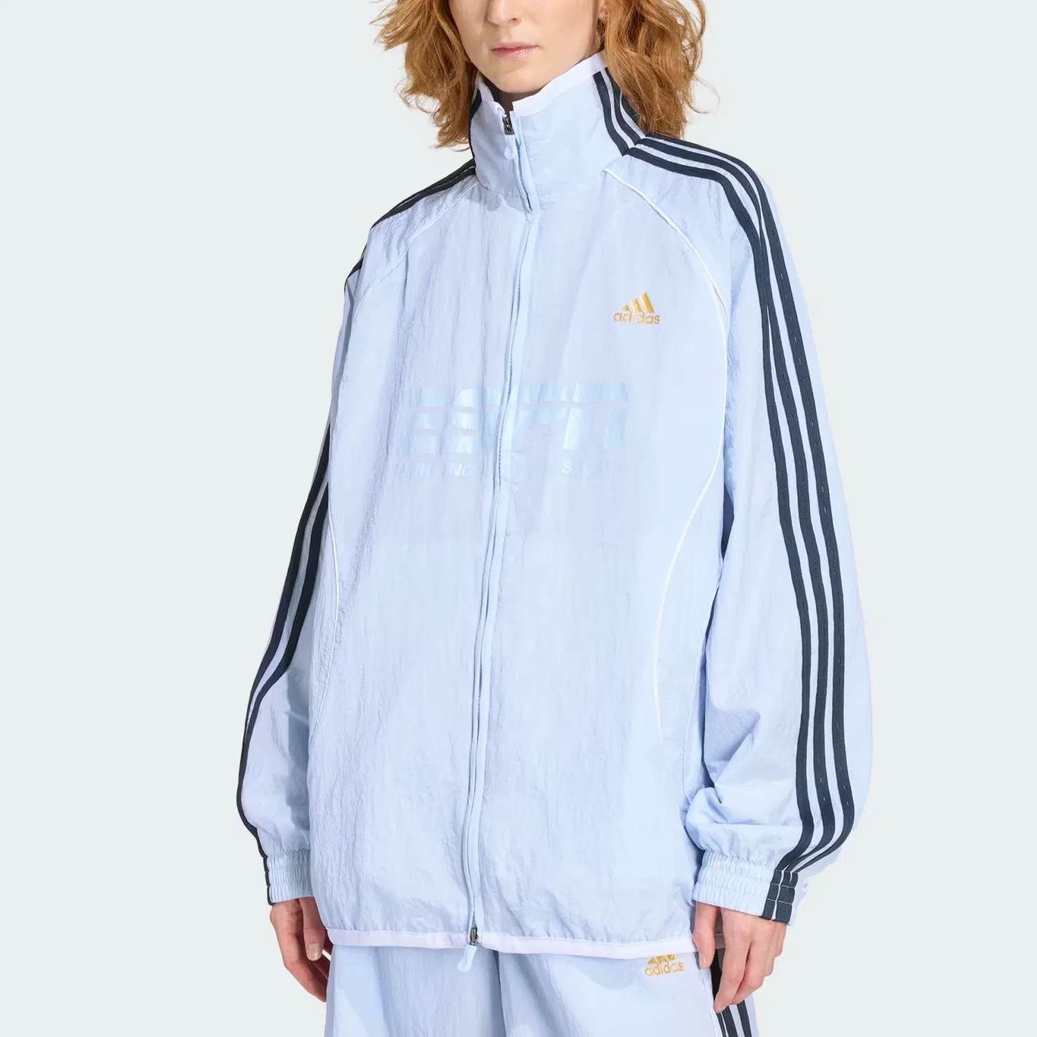 Куртка-ветровка Adidas TEAMGEIST 2.0 TRACKTOP Crystal Sky — фото 3