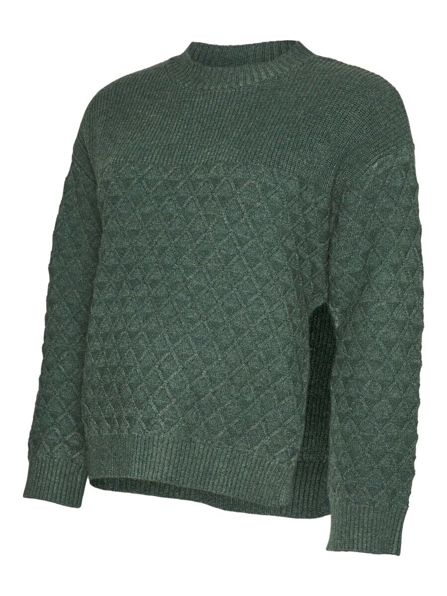 

Тонкий вязаный свитер MAMALICIOUS Sweater MLMAGGY, цвет grass green