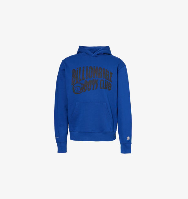 

Толстовка с капюшоном из хлопкового джерси Billionaire boys club x piece by piece с логотипом-аркой Billionaire Boys Club, синий