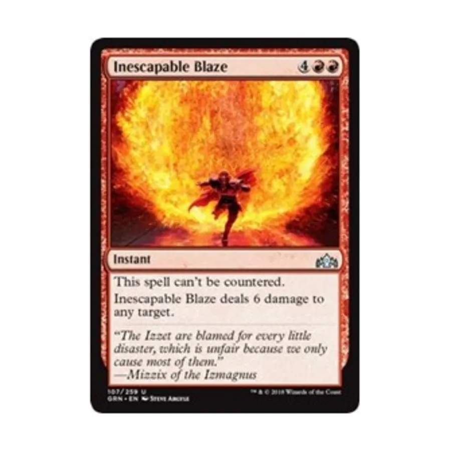 

CCG Неизбежное пламя (U), MTG - Guilds of Ravnica