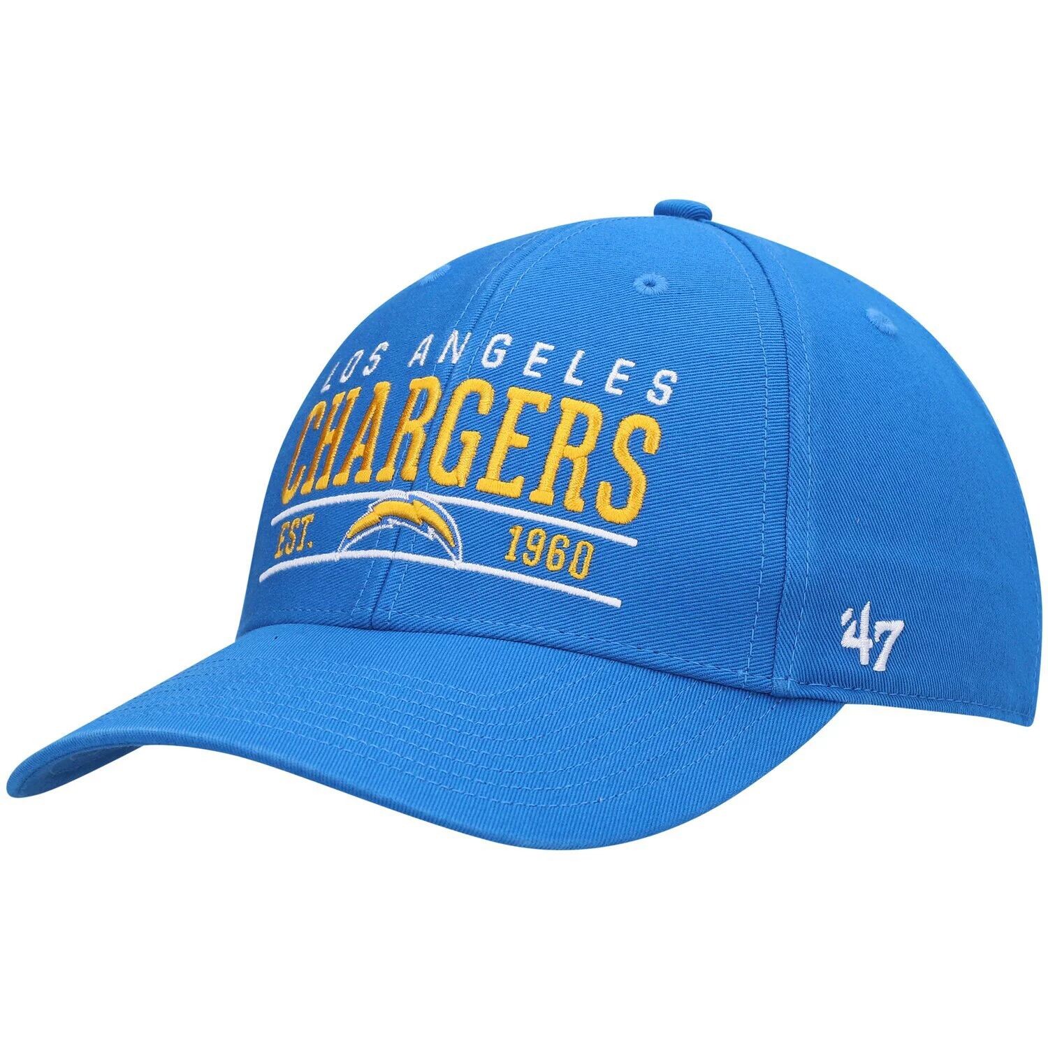 

Мужская регулируемая кепка '47 Powder Blue Los Angeles Chargers Centerline MVP