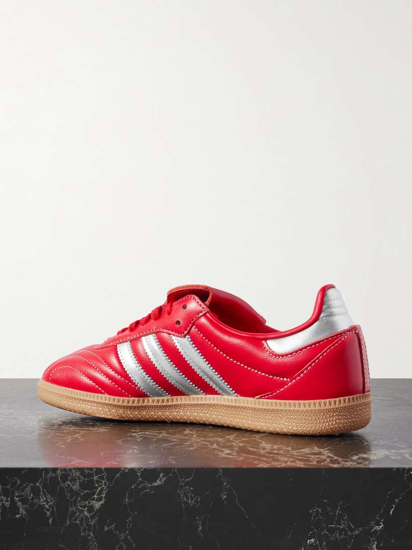 Кроссовки Samba lt из кожи Adidas Originals, красный — фото 3
