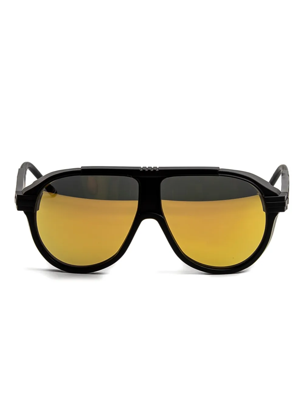 

Солнцезащитные очки в круглой оправе Thom Browne, черный