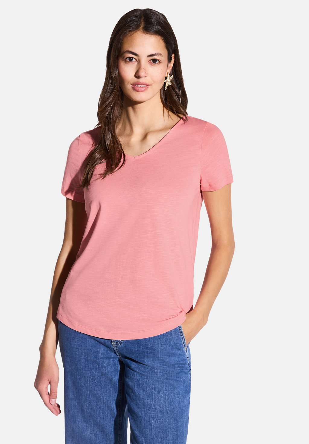 

Базовая футболка IN UNIFARBE Street One, цвет Rosa