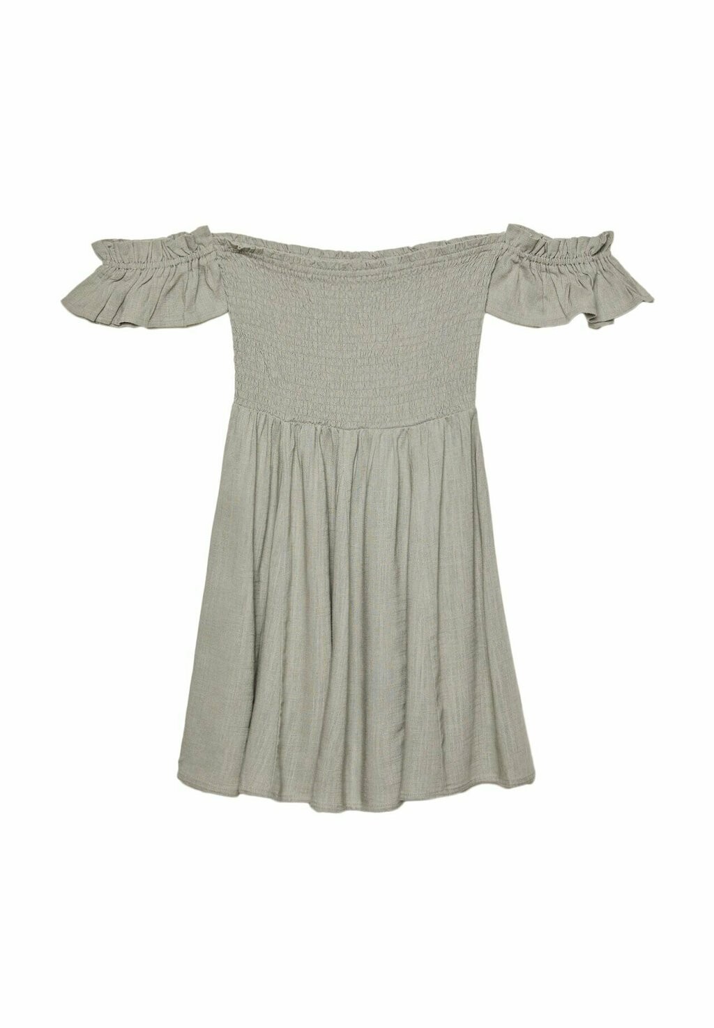 

Повседневное платье SHORT FLOWING BLEND Stradivarius, темно-зеленый