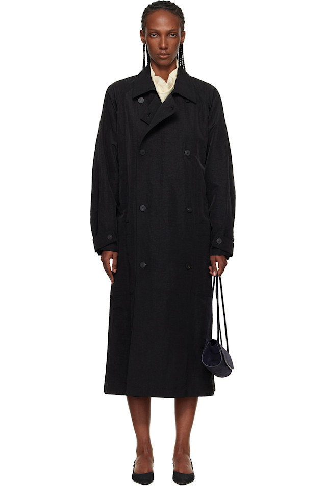 

Стройный тренч с рукавами реглан Le17Septembre, черный