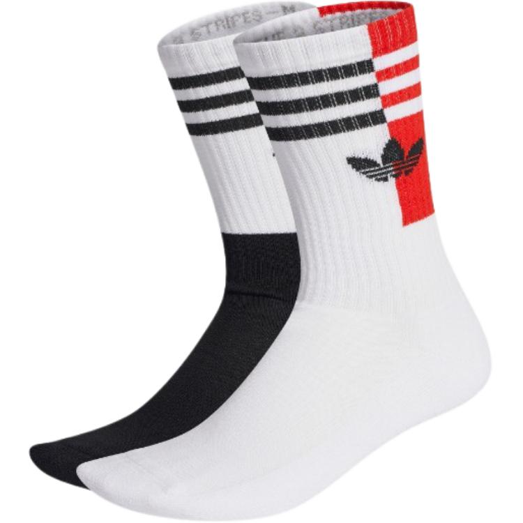 

Унисекс носки Crew, 2 пары Adidas Originals, черно-белый