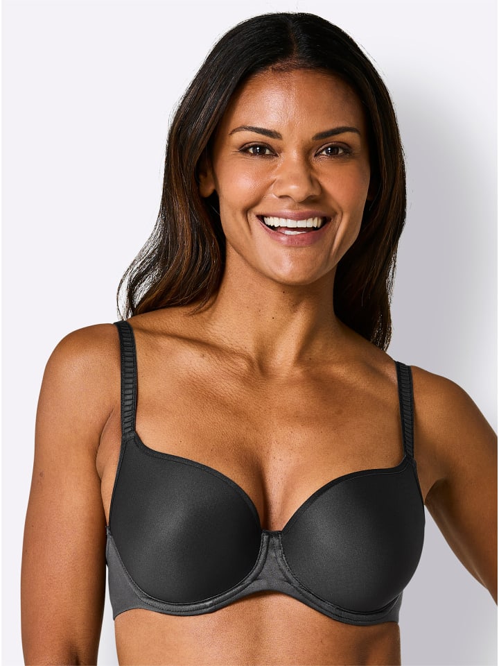 

Mey Бюстгальтер-футболка на косточках, графитового цвета