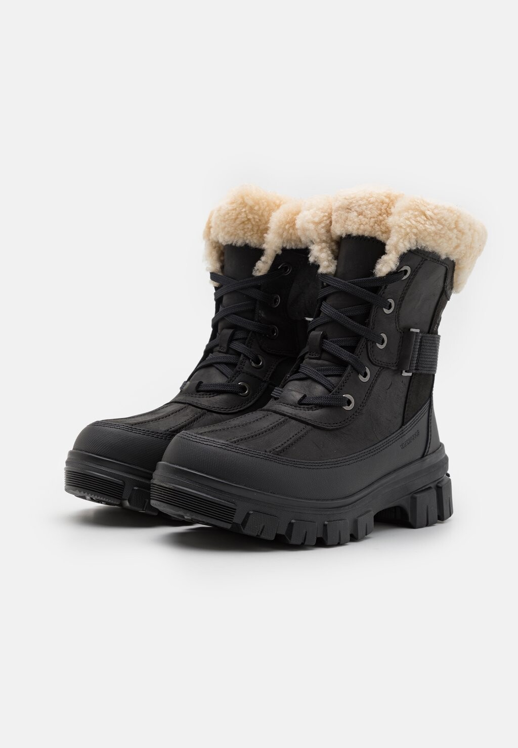 Зимние ботинки женские Sorel TORINO V PARC высокие, черный