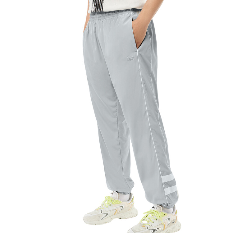 Повседневные брюки мужские Lacoste серые — фото 4