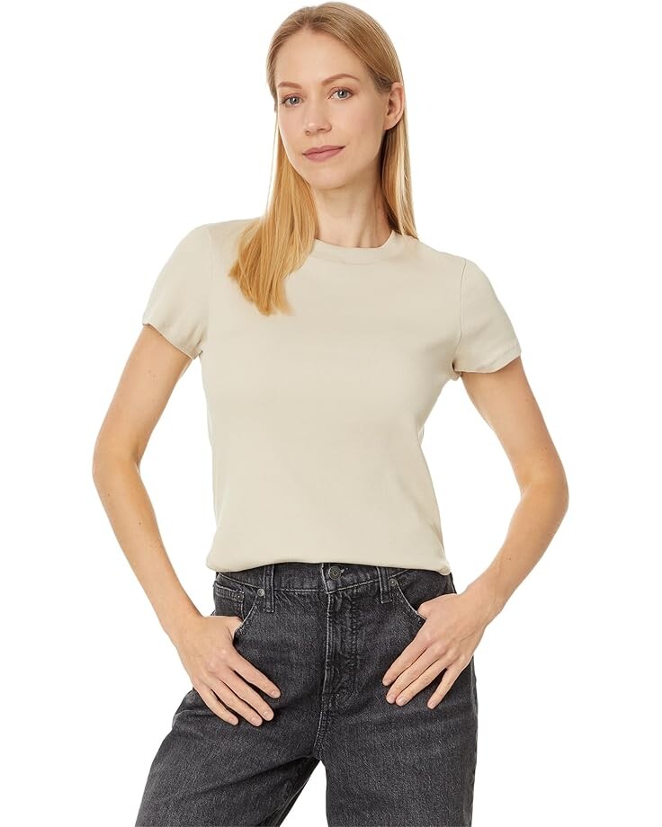 

Футболка Madewell Updated Brightside Short Sleeve Tee, цвет Toasted Cashew