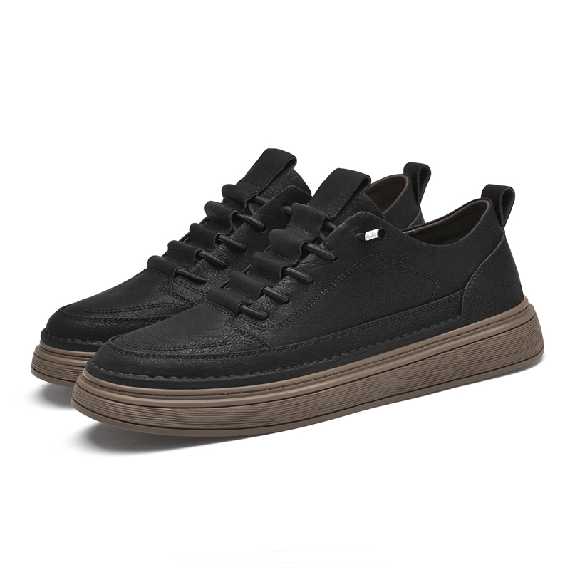 LEXON Мужские низкие скейтерские кеды цвета хаки, цвет Khaki — фото 4