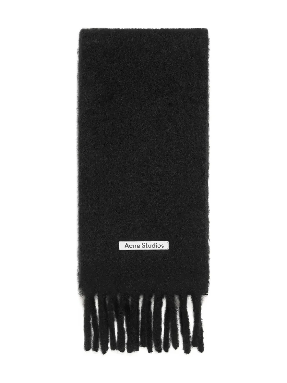 

Шарф с бахромой Acne Studios, черный