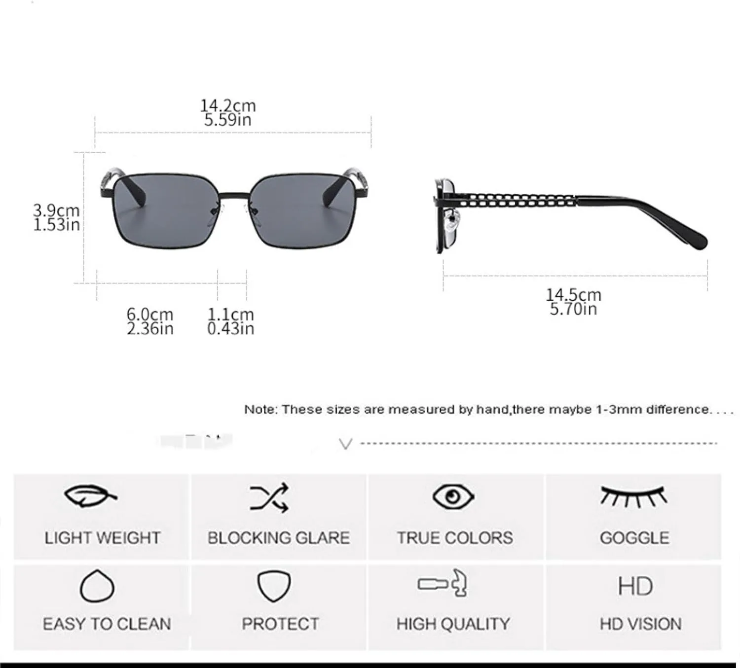 

Ретро женские солнцезащитные очки в металлической оправе, модные солнцезащитные очки UV400 сине-зеленого цвета, мужские в стиле панк TKKTLLT, Silver-blue