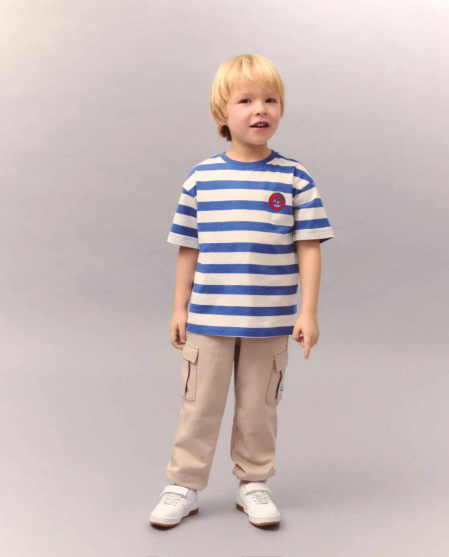 Мальчишечьи спортивные штаны карго из флиса Kids El Corte Inglés, 850 Piedra