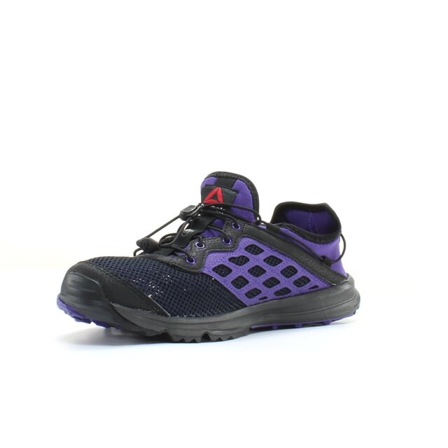 Черные и фиолетовые синтетические женские кроссовки Trail One Rush Toggle m44998 Reebok, мультиколор — фото 3