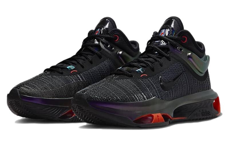 Nike Air Zoom G.T. Мужские баскетбольные кроссовки Jump 2, Черный/Фиолетовый — фото 3