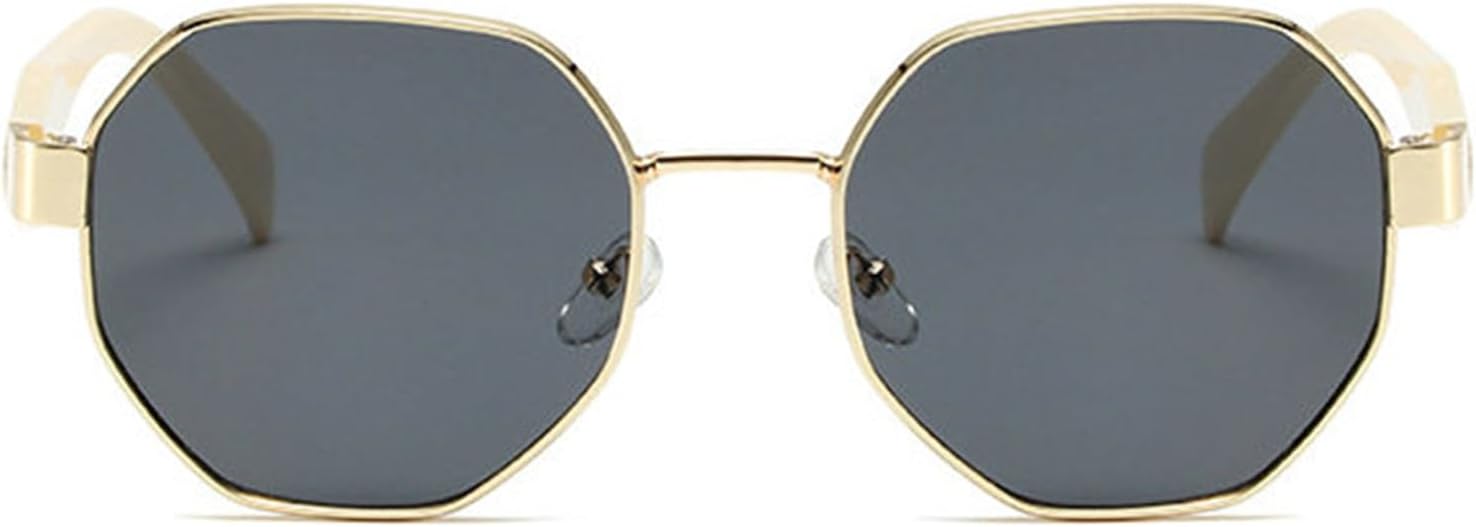 

Солнцезащитные очки Willochra Fashion Square для женщин и мужчин, модные металлические черные, стильные, для активного отдыха и путешествий, с защитой от УФ-излучения UV400, C4