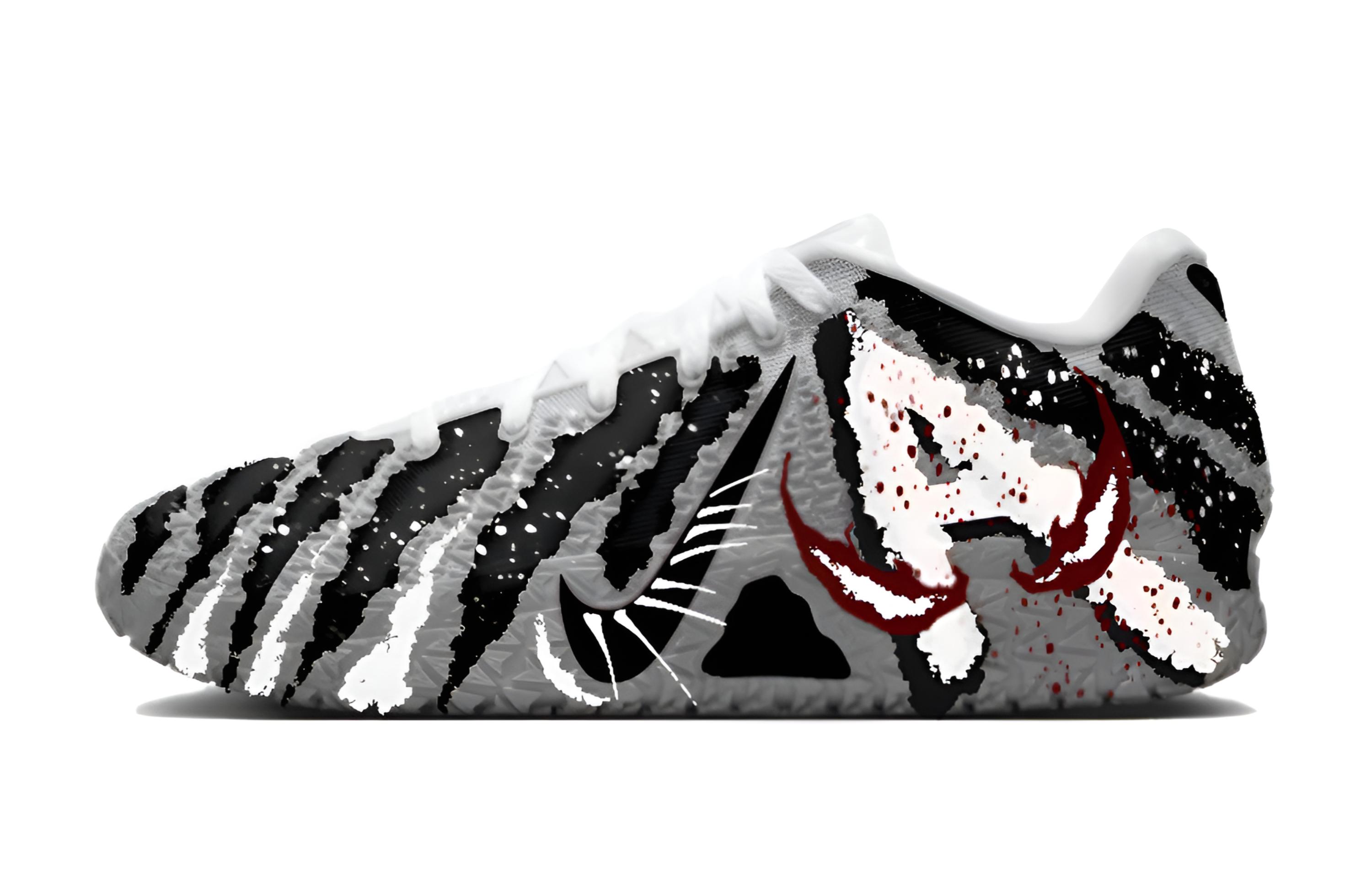 

Кроссовки баскетбольные Ja Morant 3 Venom Low top Unisex White Gray Nike, черный