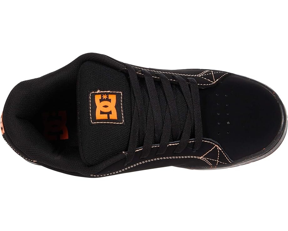 Кроссовки DC Gaveler Casual Low Top Skate Shoes Sneakers, цвет Black/Orange — фото 2