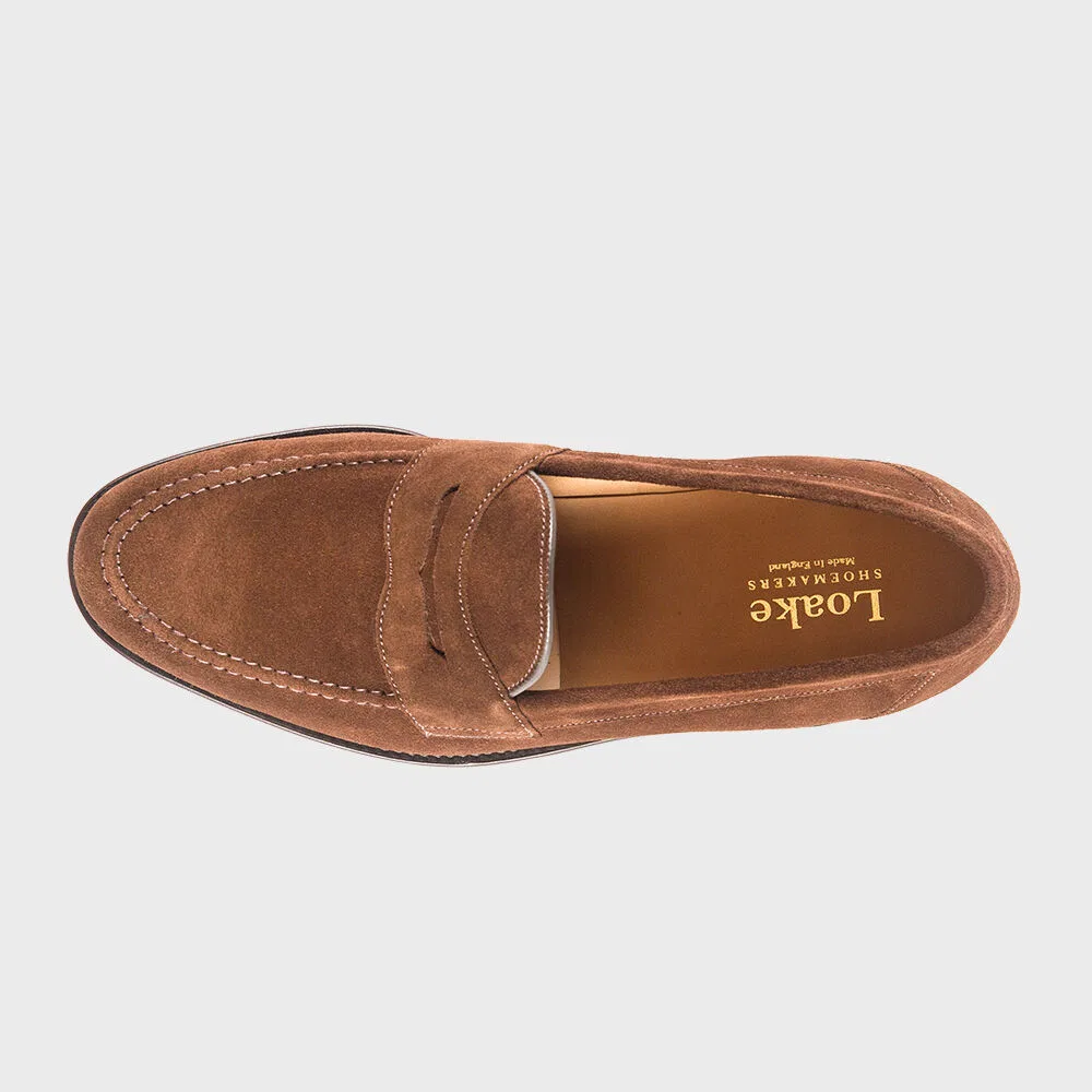 Мужские лоферы Loake Imperial, коричневая замша, от Loake — фото 2