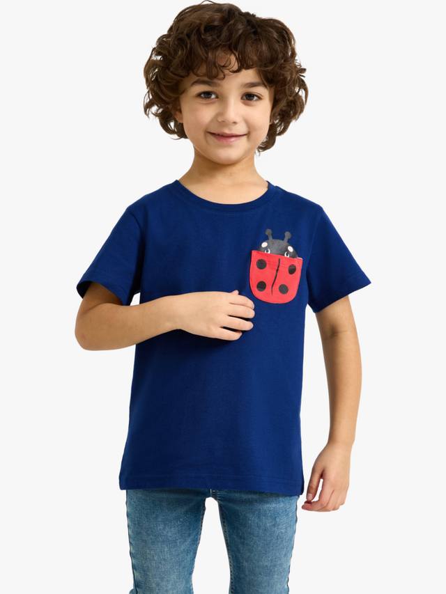 

Детская футболка Ladybird Pocket Lindex, Dark Blue