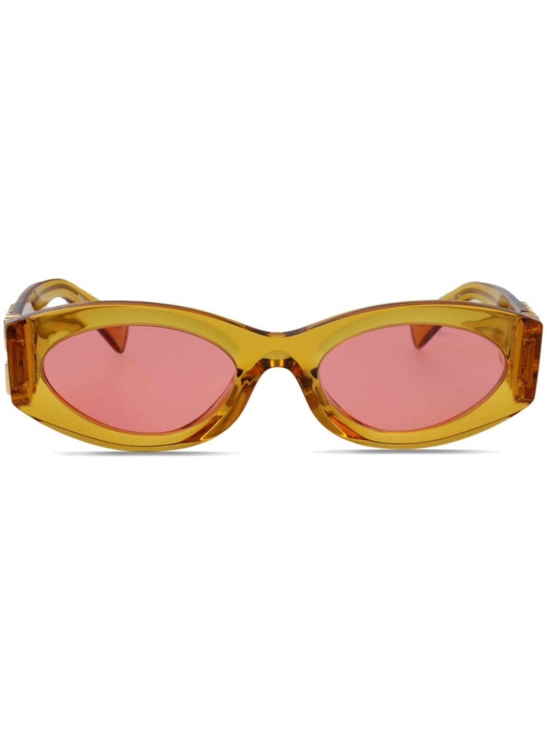 

Солнцезащитные очки в овальной оправе Miu Miu Eyewear, оранжевый