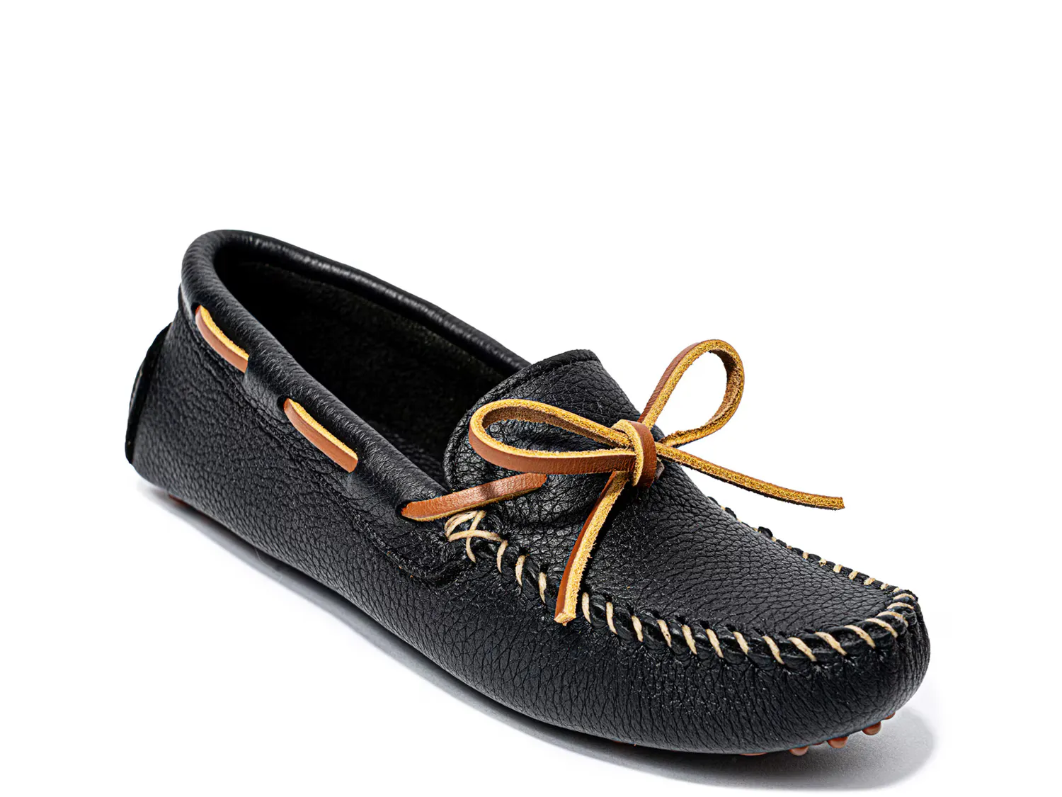 Лоферы Classic Driving Loafer Minnetonka, черный