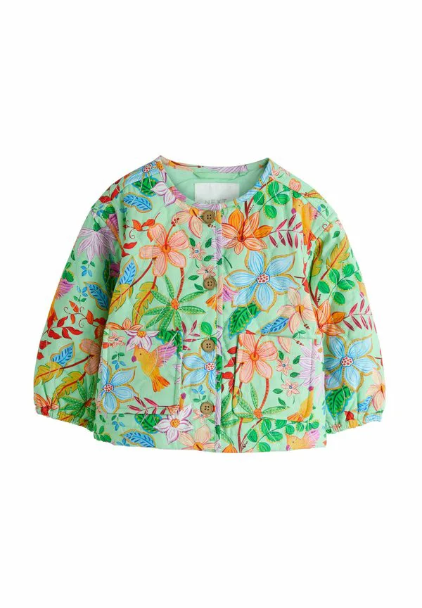 Легкая стеганая куртка с принтом, стандартного кроя. Next, Bright Floral