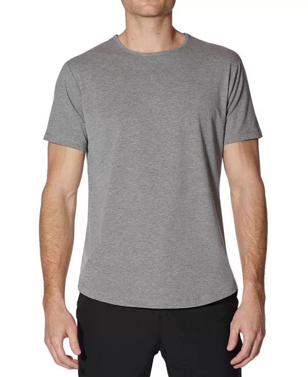 

Футболка с закругленным низом Ao Cuts, серый