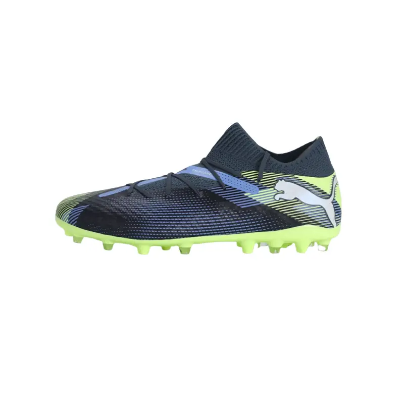 PUMA Футбольные бутсы FUTURE 7 унисекс, черно-синие