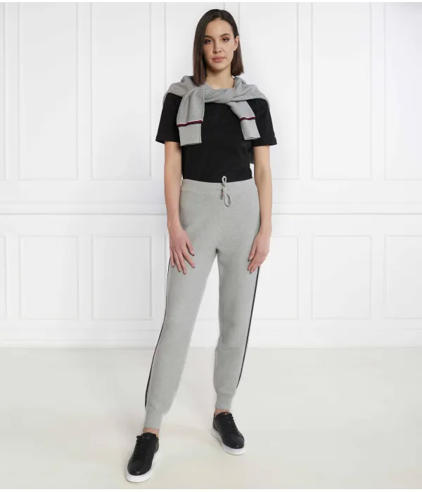 Футболка reg с щеткой ctn ny c-nk ss Regular fit Tommy Hilfiger, черный — фото 2