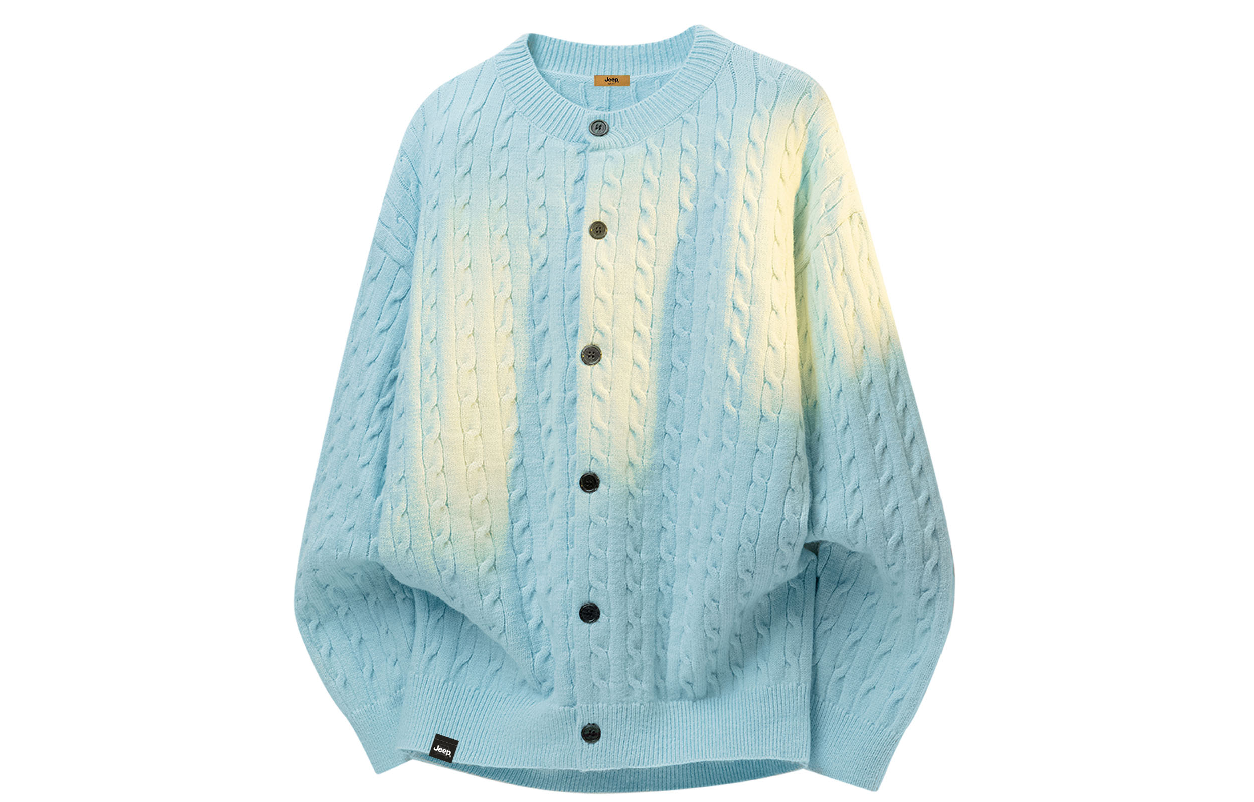 

Кардиган Unisex Crew Neck Moderate Jeep, светло-синий