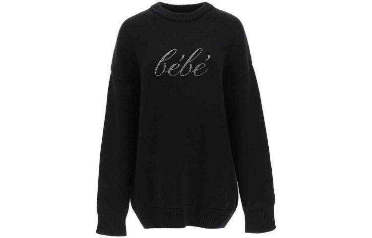 

Толстовка женская Balenciaga BeBe удлиненная, черный